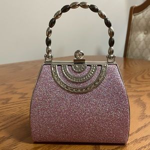 Glittery princess grad purse
